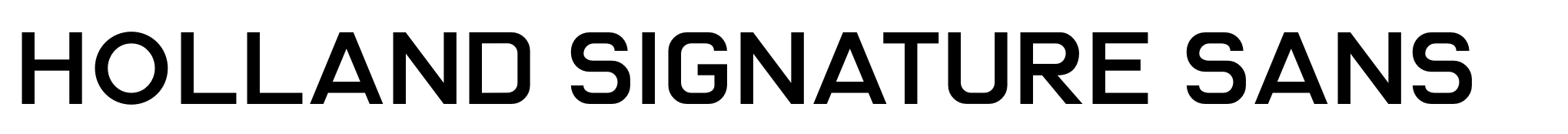Holland Signature Sans image